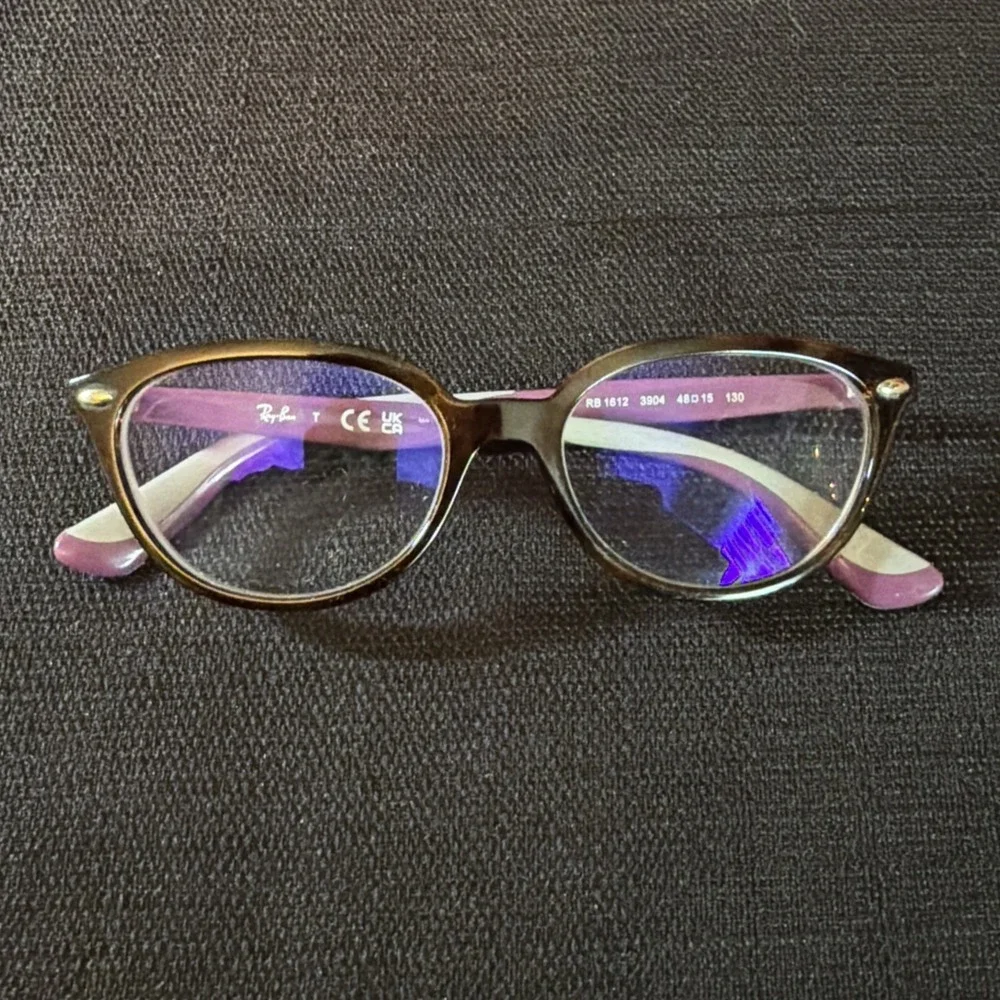 Lot‎ of 4 Ray-Ban Eyeglass Frames Only Mixed Styles Black Brown Women Men Kids